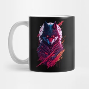 FACE EVIL NINJA WOLF Mug